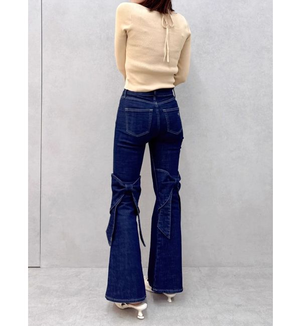 dazzlin「【追加生産分/20周年記念復刻！】カーデタイトトップス」|ニット・セーター|