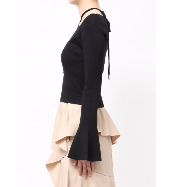 dazzlin「【追加生産分/20周年記念復刻！】カーデタイトトップス」|ニット・セーター|