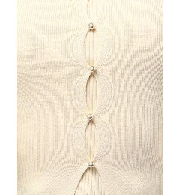 dazzlin「【追加生産分/20周年記念復刻！】カーデタイトトップス」|ニット・セーター|