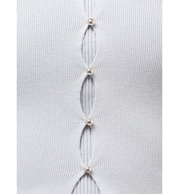 dazzlin「【追加生産分/20周年記念復刻！】カーデタイトトップス」|ニット・セーター|