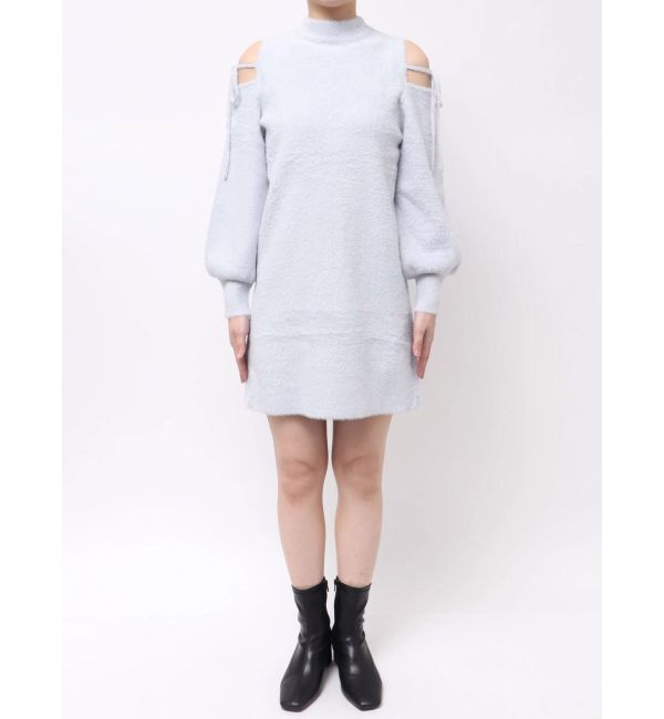 dazzlin「【WEB限定】オープンショルダーミニワンピース」|ワンピース|