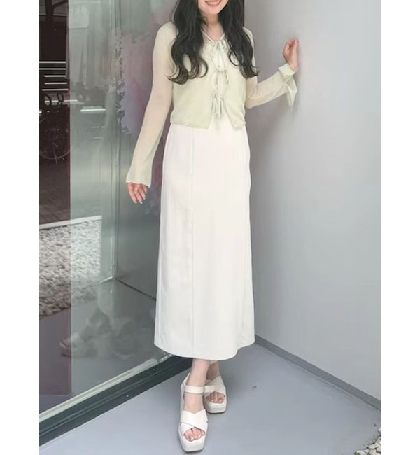 MERCURYDUO「Iラインキャミワンピース」|ワンピース|