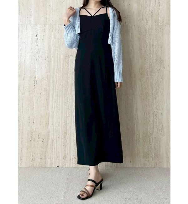 MERCURYDUO「Iラインキャミワンピース」|ワンピース|