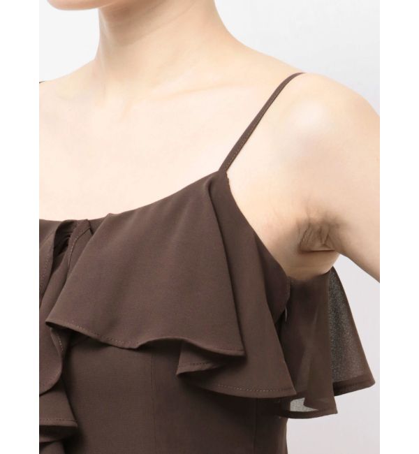 MERCURYDUO「ラッフルティアードキャミワンピース」|ワンピース|