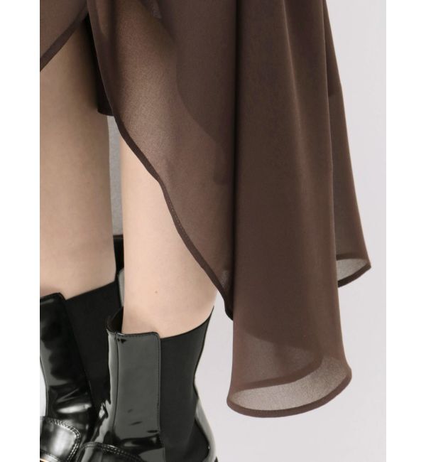 MERCURYDUO「ラッフルティアードキャミワンピース」|ワンピース|