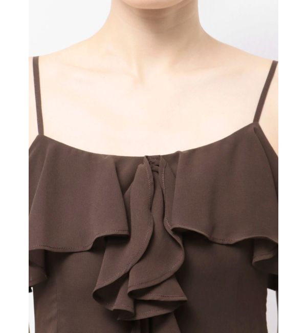 MERCURYDUO「ラッフルティアードキャミワンピース」|ワンピース|