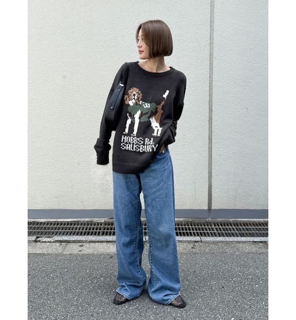 Ungrid「ライトオンスストレートデニム」|デニム|