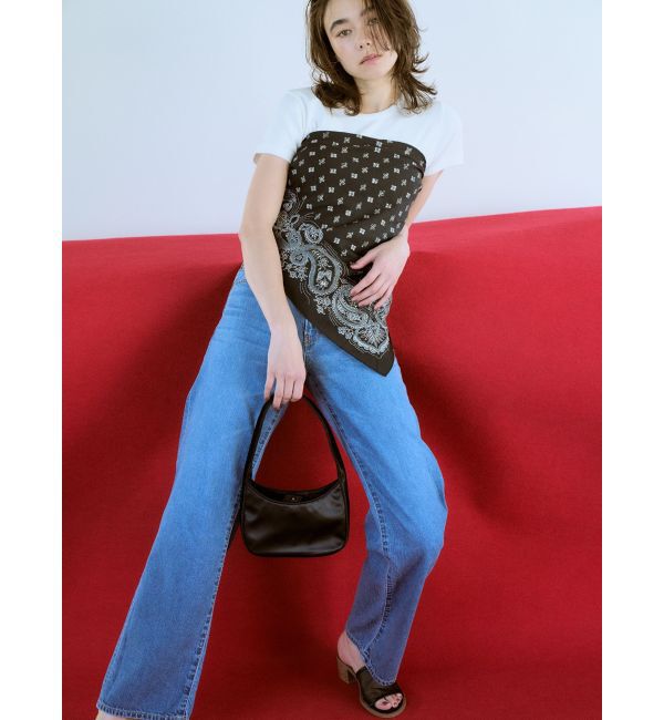 Ungrid「ライトオンスストレートデニム」|デニム|