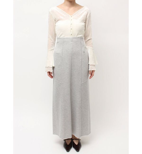 LAGUNAMOON「ラメスウェットナロースカート」|スカート|