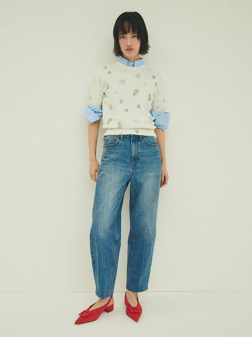 Mila Owen「バックル付きラムレザースリングパンプス」|パンプス|