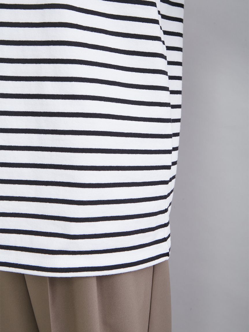 Mila Owen「ボートネックボーダーＴシャツ」|Tシャツ・カットソー|