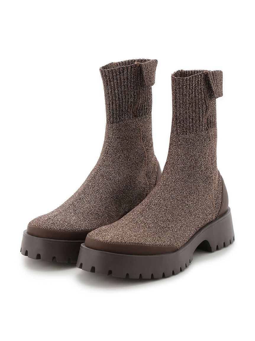 emmi atelier「eco ニットブーツ」|ショートブーツ|