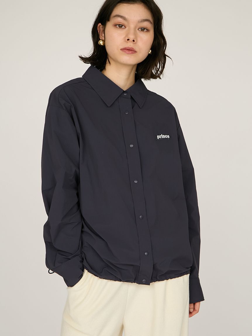 emmi atelier「【ONLINE限定カラー】【prince|emmi】ナイロンドロストシャツ」|シャツ・ブラウス|