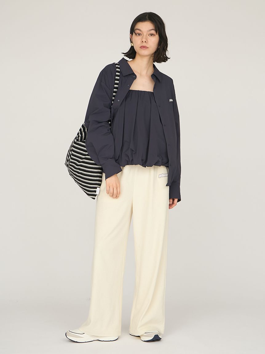 emmi atelier「【ONLINE限定カラー】【prince|emmi】ナイロンドロストシャツ」|シャツ・ブラウス|