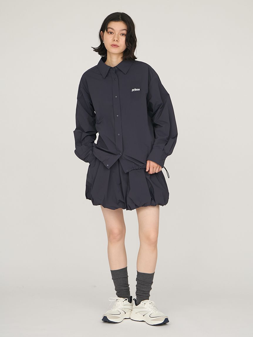 emmi atelier「【ONLINE限定カラー】【prince|emmi】ナイロンドロストシャツ」|シャツ・ブラウス|