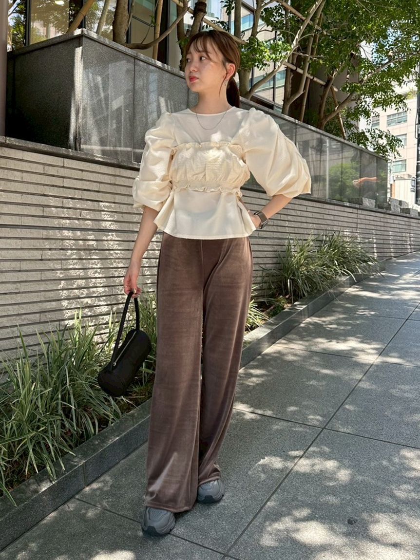 emmi atelier「ギンガムチェック2ピースブラウス」|シャツ・ブラウス|