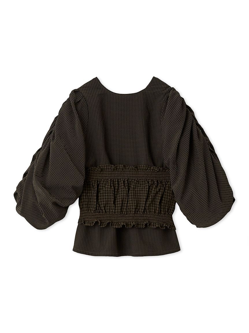 emmi atelier「ギンガムチェック2ピースブラウス」|シャツ・ブラウス|