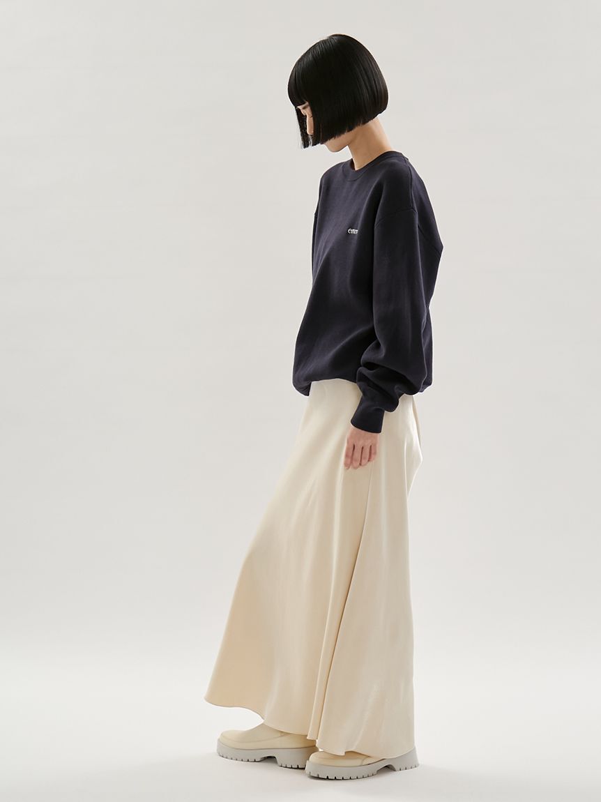 emmi atelier「シャイニーサテンナロースカート」|スカート|