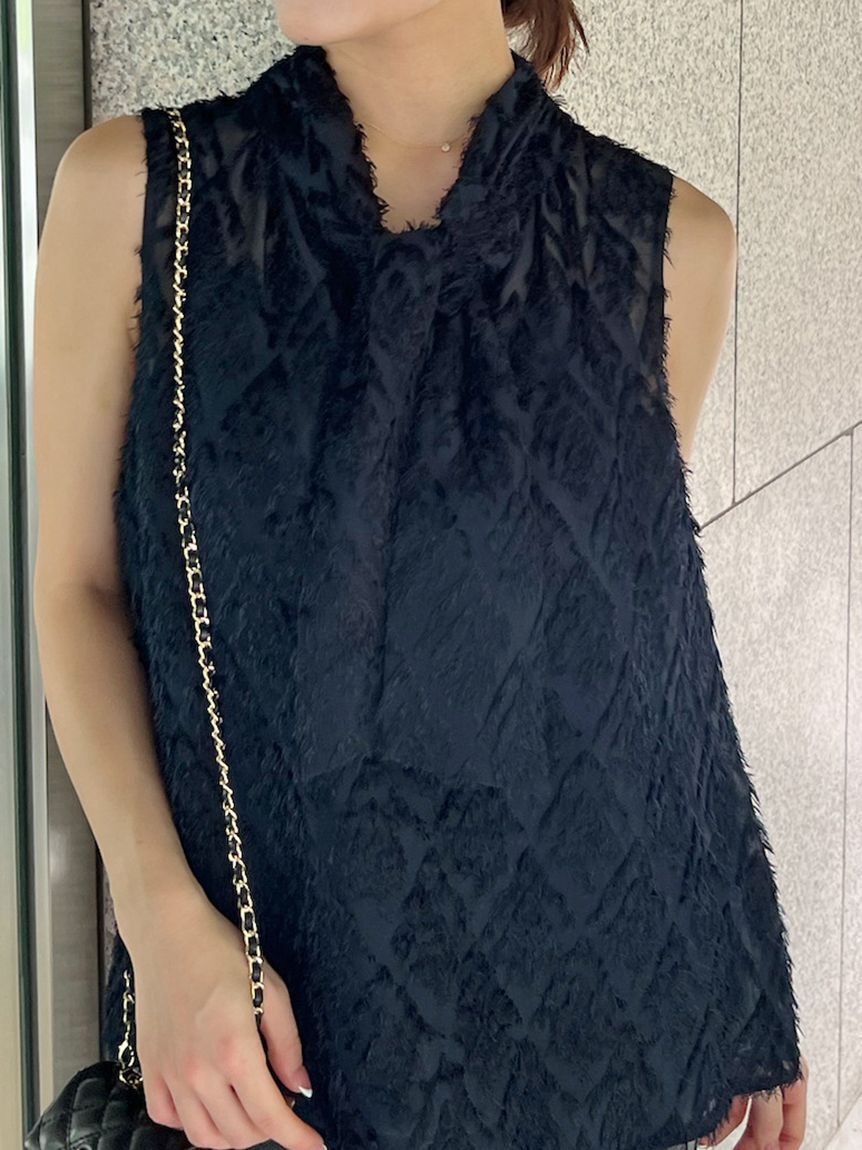 SNIDEL「ノースリボウタイブラウス」|シャツ・ブラウス|