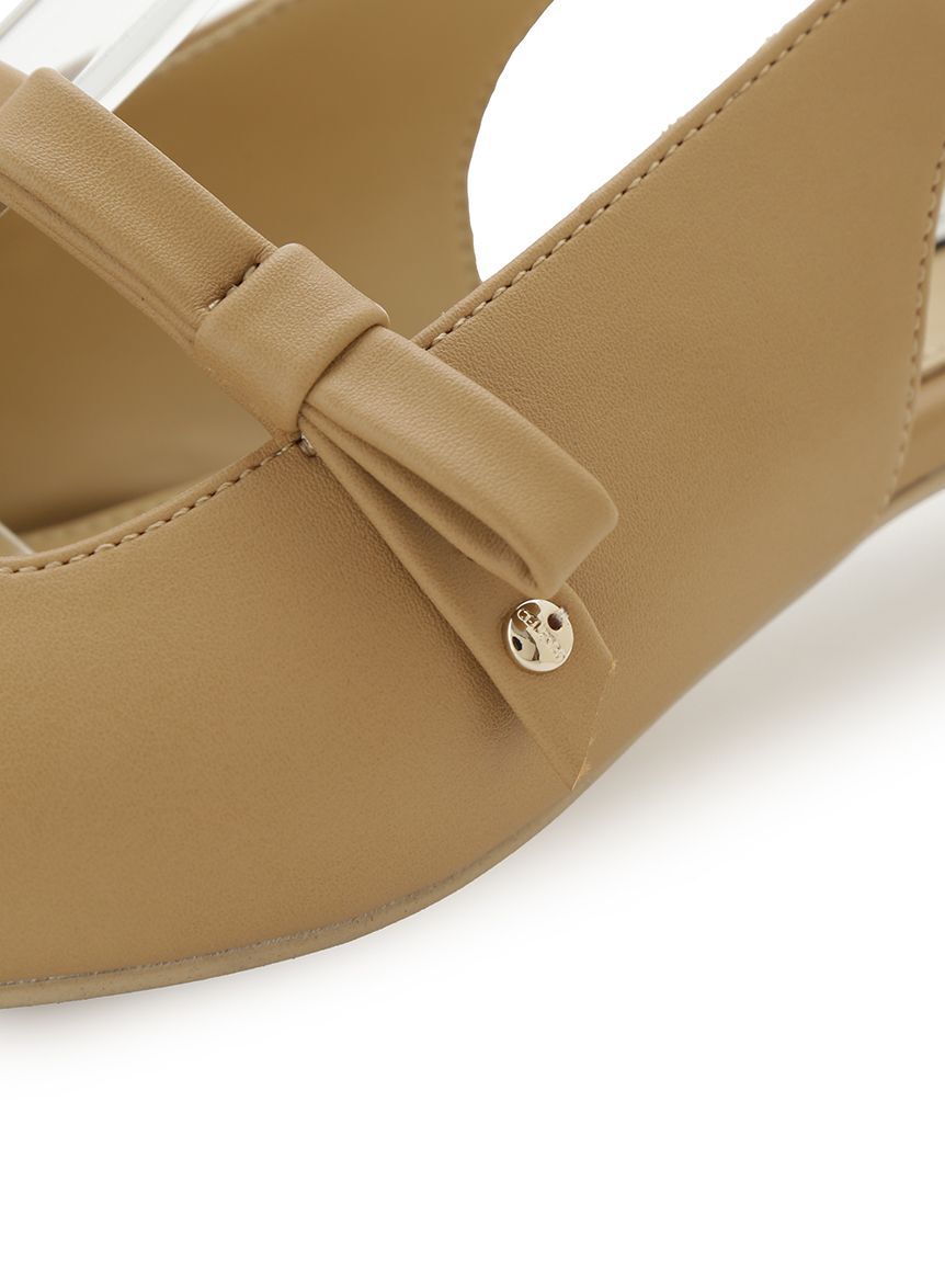 CELFORD「リボンディテールバックストラップミュール」|パンプス|