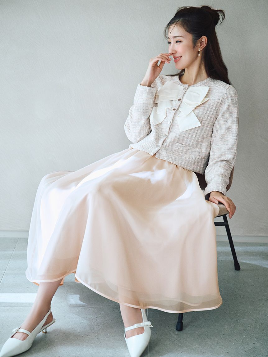 CELFORD「リボンディテールバックストラップミュール」|パンプス|