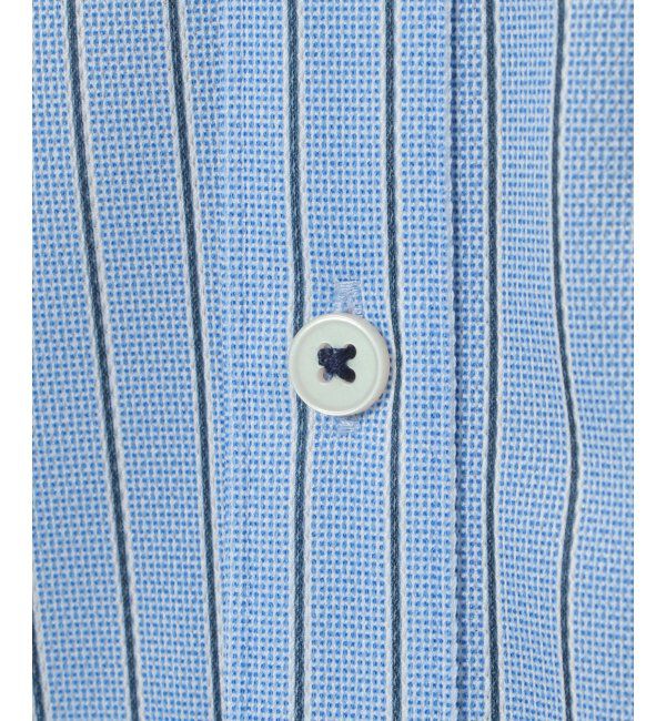 ikka「7分袖イージーケアバンドカラーシャツ」|シャツ・ブラウス|