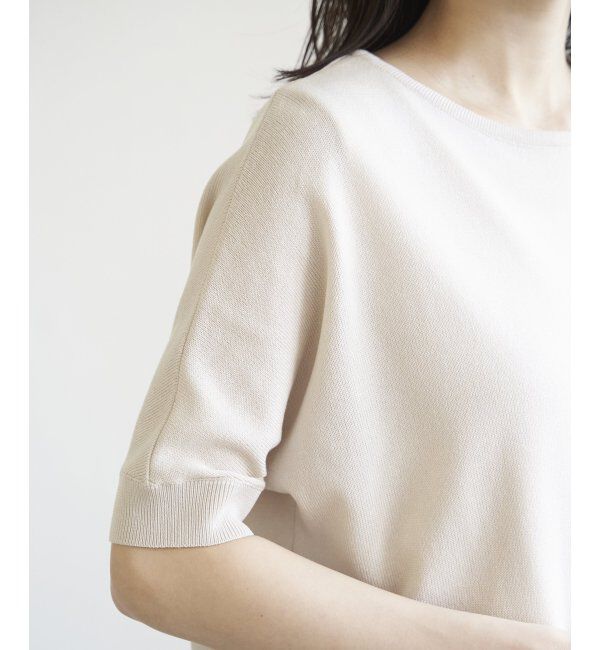 ikka「【2点セット】ドルマン裾ラメニットアンサンブル」|ニット・セーター|