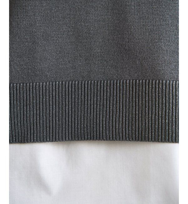 ikka「【2点セット】ドルマン裾ラメニットアンサンブル」|ニット・セーター|