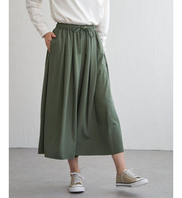 ikka「ビンテージツイルタックスカーチョ」|その他|