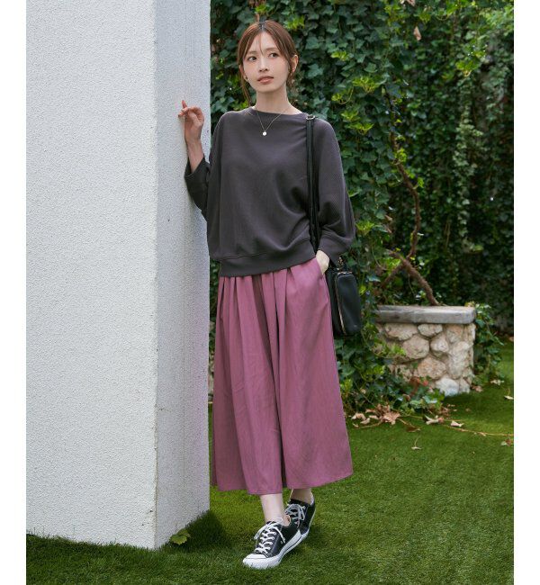 ikka「ビンテージツイルタックスカーチョ」|その他|