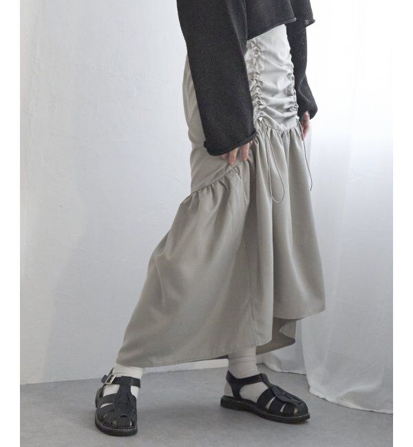 VENCE share style「ベネシャンギャザースカート」|スカート|