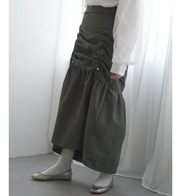 VENCE share style「ベネシャンギャザースカート」|スカート|