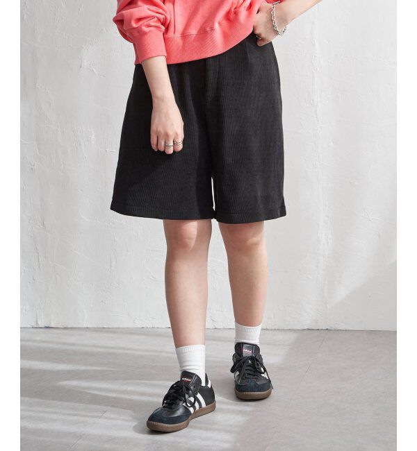 VENCE share style「コーデユロイ裏フリースハーフパンツ」|その他|