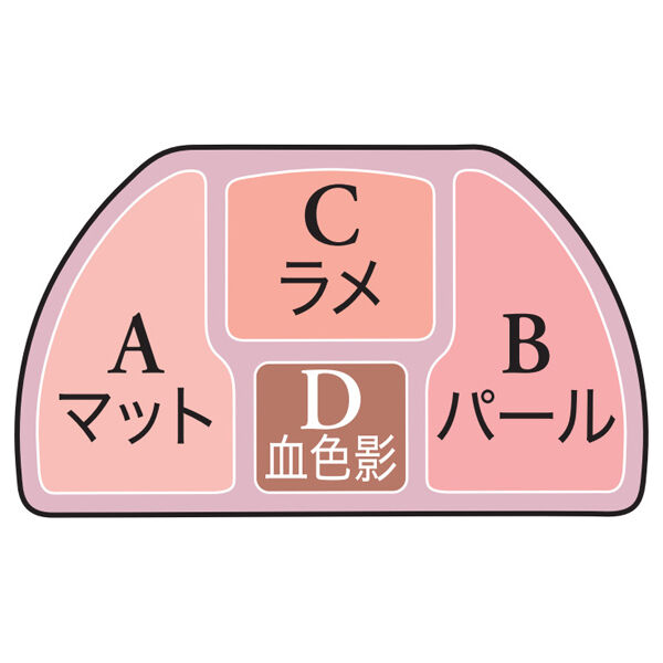キャンメイク「キャンメイク プランぷくコーデアイズ 02 サクラプランぷく (1.4g)」|アイシャドウ|