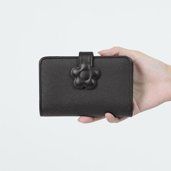 MARY QUANT「デイジーパッチスナップ2 Lウォレット」|財布|