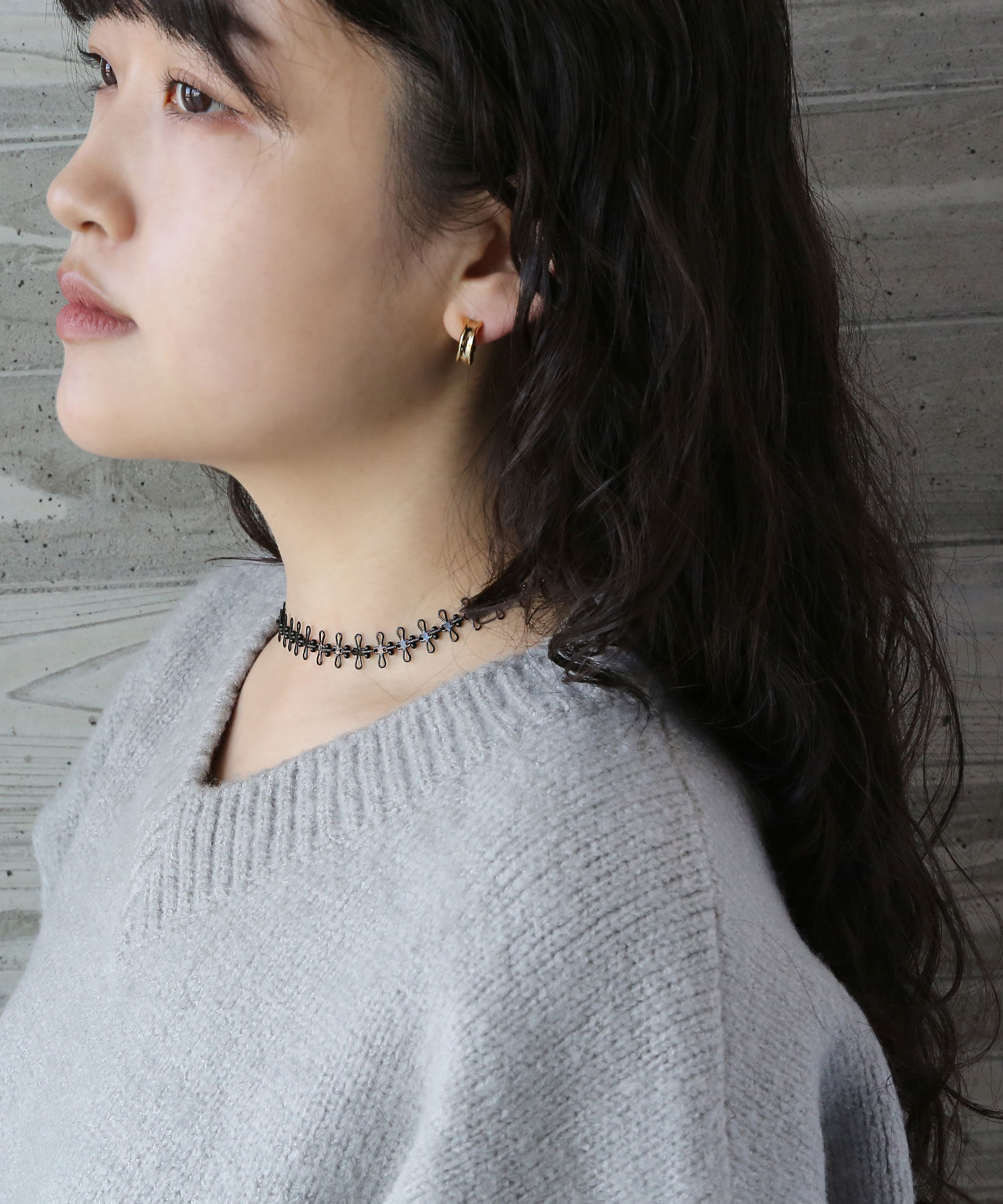 colleca la「チェーンブレードチョーカー/ショートネックレス」|ネックレス|