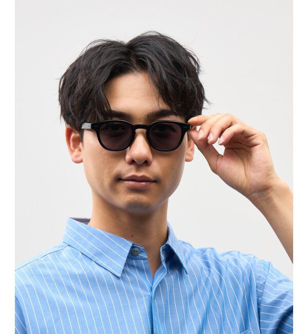 「【WEB限定】Zoff｜STUDIO SEVEN｜ウェリントン型 調光サングラス 紫外線で色が変わる 紫外線防止 UVカット」|サングラス|