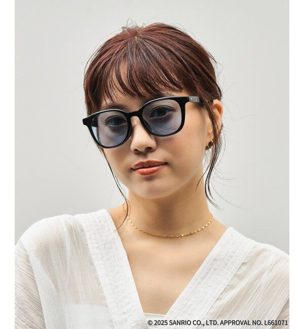  「Zoff｜はぴだんぶい ウェリントン型 サングラス｜紫外線対策 UVカット｜ユニセックス｜グッズ  」|サングラス|