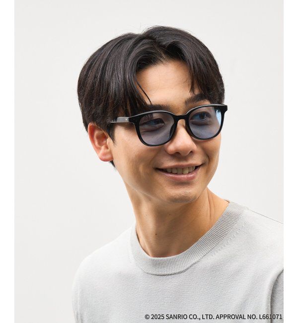  「Zoff｜はぴだんぶい ウェリントン型 サングラス｜紫外線対策 UVカット｜ユニセックス｜グッズ  」|サングラス|