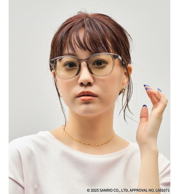  「Zoff｜はぴだんぶい ウェリントン型 サングラス｜紫外線対策 UVカット｜ユニセックス｜グッズ  」|サングラス|