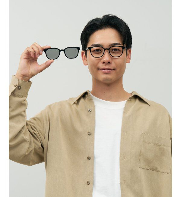  「Zoff MARW UNITED ARROWS 2way メガネ サングラス (偏光機能搭載) ユナイテッドアローズ  レンズ交換券付」|メガネ|