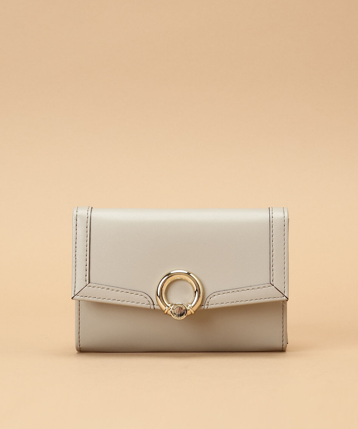 Samantha Thavasa「サークル金具デザイン フラグメントケース」|その他|グレージュ