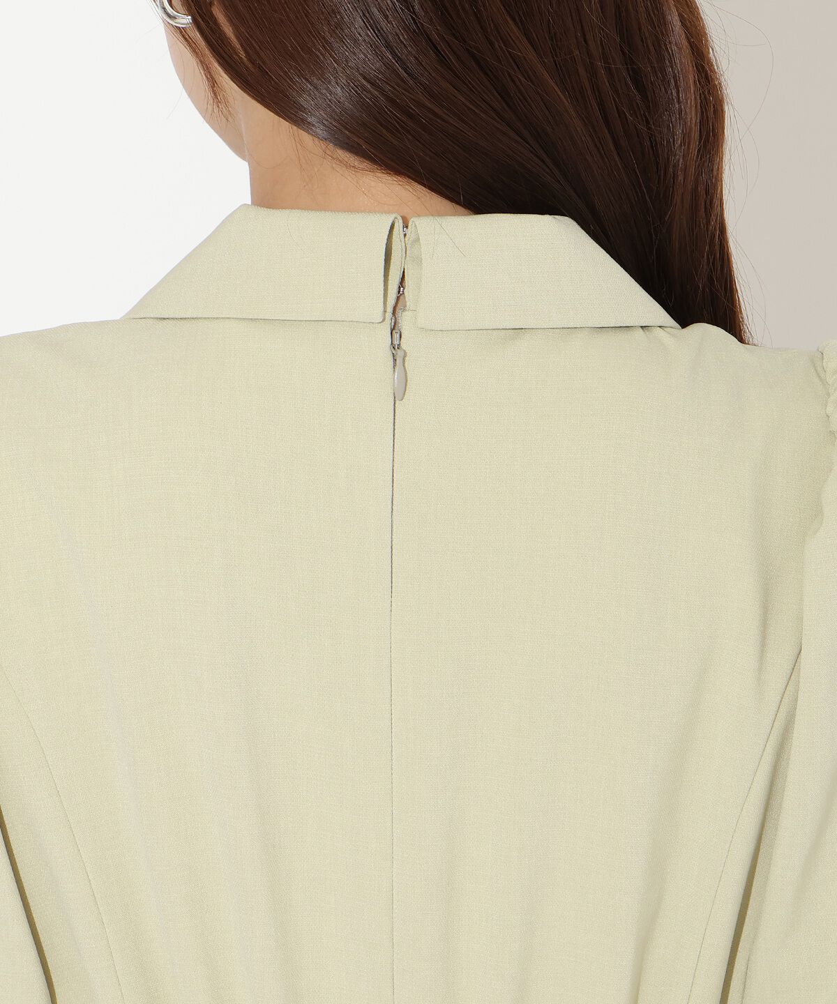 アンドクチュール「ジャケットレイヤードプリーツワンピース」|ワンピース|