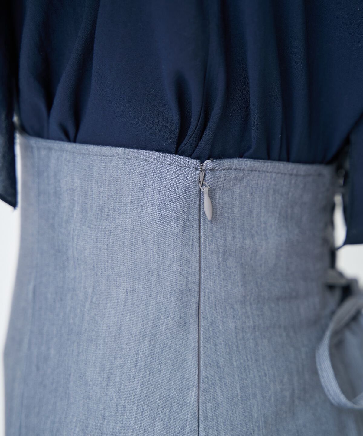 アンドクチュール「バックレースアップマーメイドスカート」|フレア|