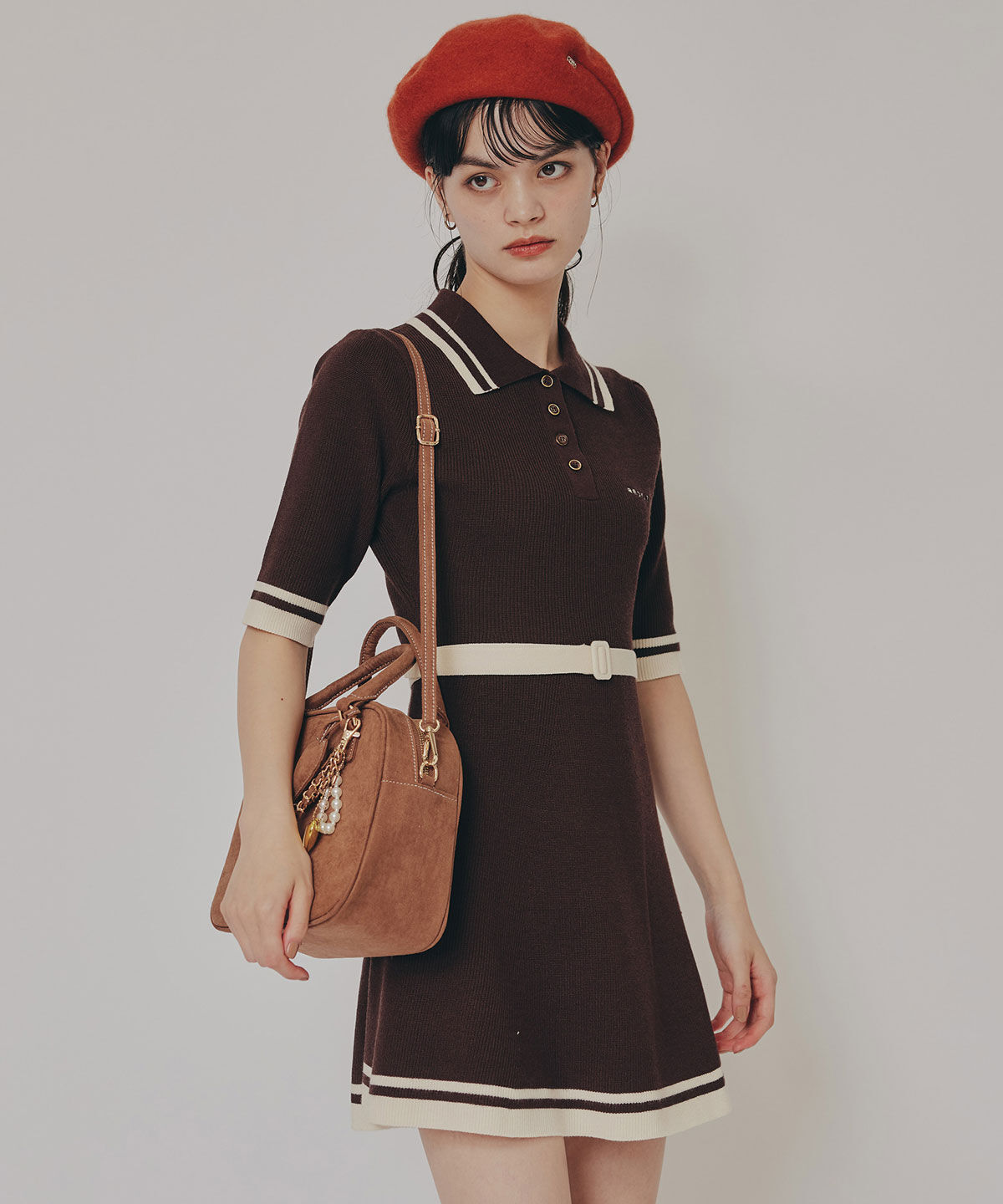 REDYAZEL「チャーム2WAYスクエアバッグ」|ショルダー・メッセンジャー|