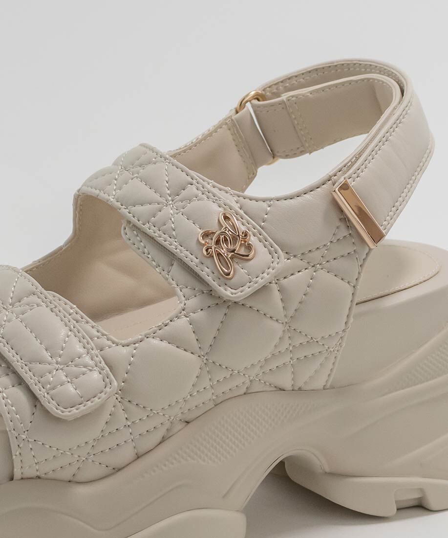  「モノグラムパーツキルティングスポーツサンダル」|サンダル|