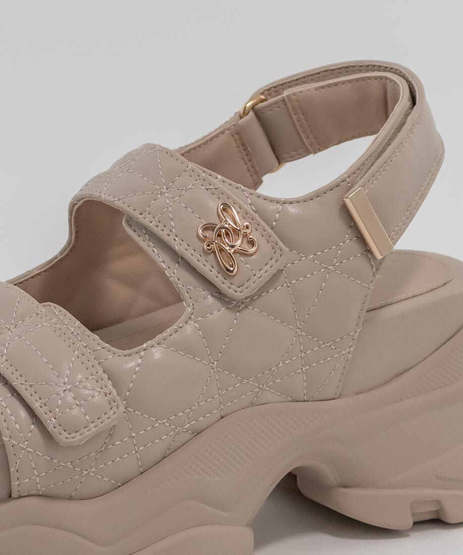  「モノグラムパーツキルティングスポーツサンダル」|サンダル|