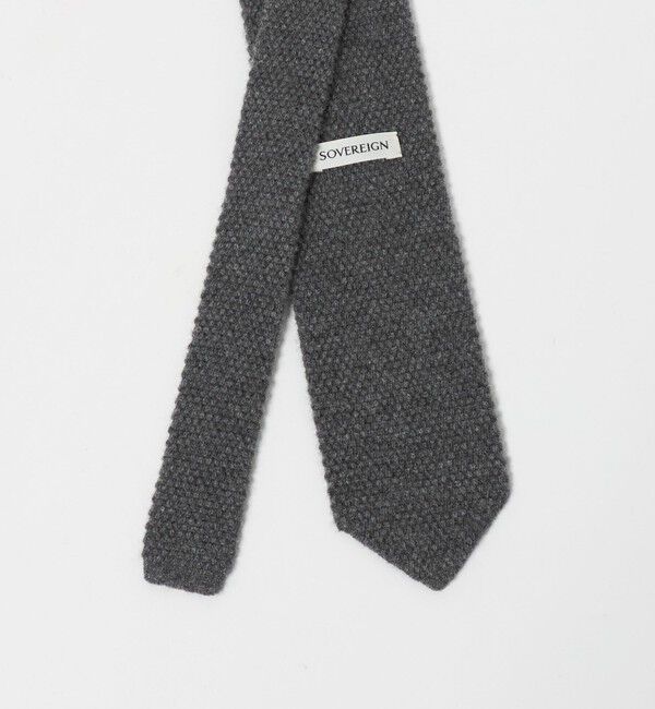 UNITED ARROWS「＜SOVEREIGN＞カシミヤ ニット ネクタイ」|ネクタイ・蝶ネクタイ|