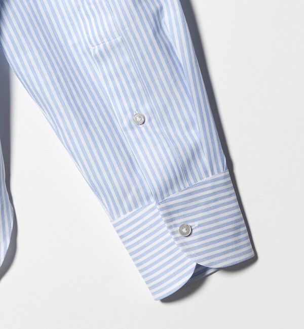 UNITED ARROWS「＜SOVEREIGN＞ GRANDI＆RUBINELLI カラーストライプ ハンドライン ワイドカラーシャツ」|シャツ・ブラウス|