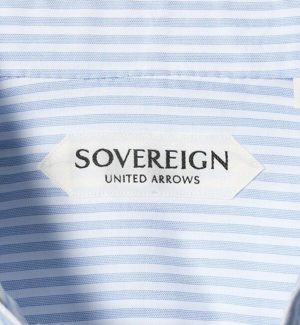 UNITED ARROWS「＜SOVEREIGN＞ GRANDI＆RUBINELLI カラーストライプ ハンドライン ワイドカラーシャツ」|シャツ・ブラウス|